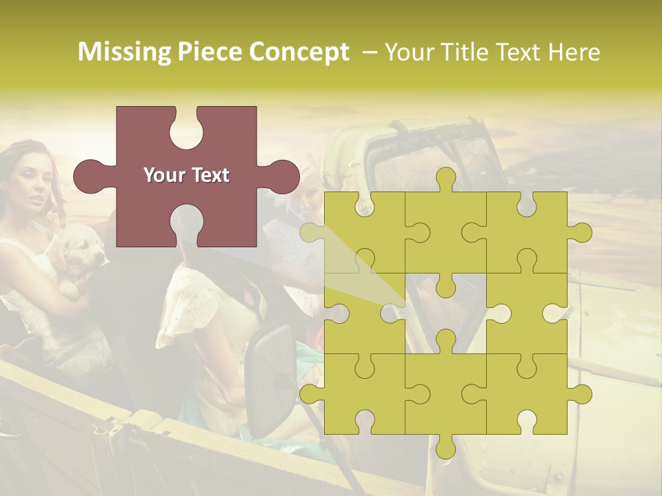 Girl Cheerful Lifestyles PowerPoint Template