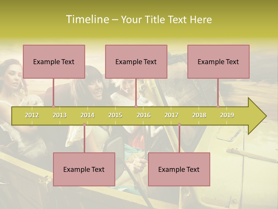 Girl Cheerful Lifestyles PowerPoint Template