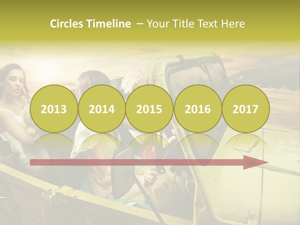 Girl Cheerful Lifestyles PowerPoint Template