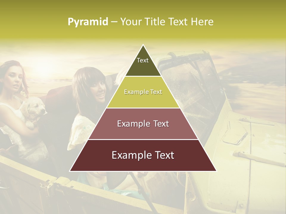 Girl Cheerful Lifestyles PowerPoint Template