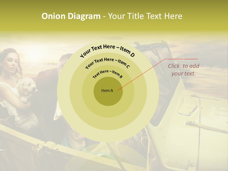 Girl Cheerful Lifestyles PowerPoint Template