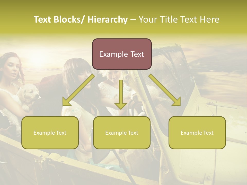 Girl Cheerful Lifestyles PowerPoint Template