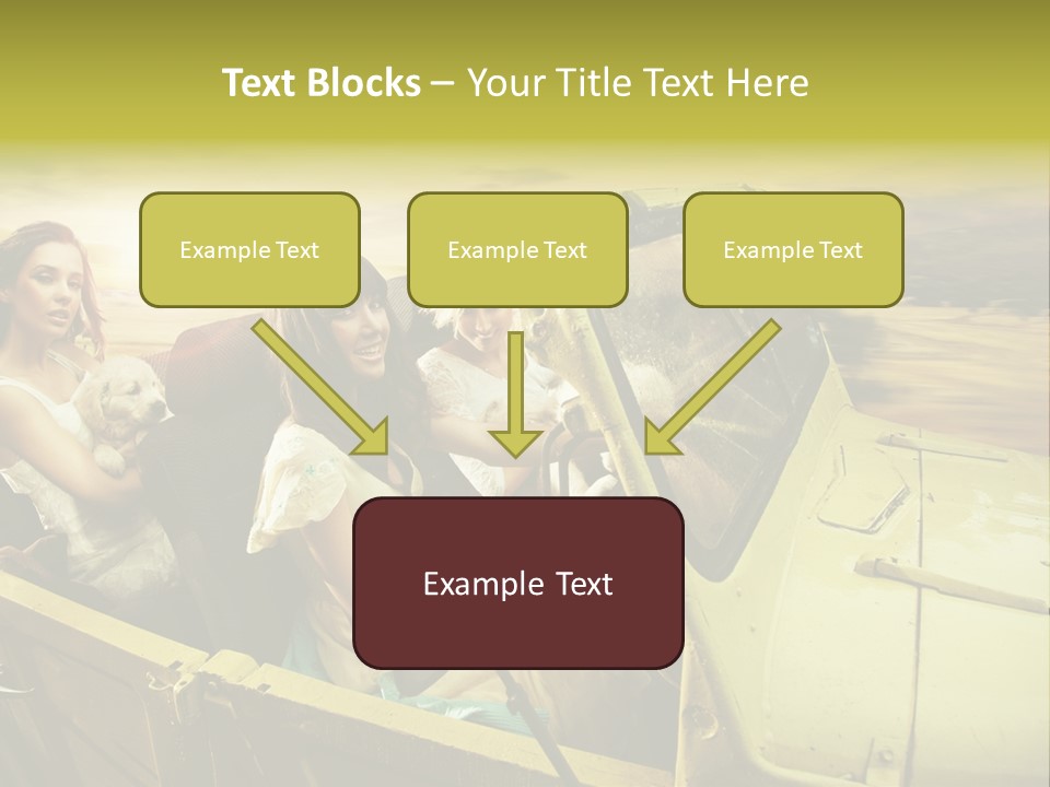 Girl Cheerful Lifestyles PowerPoint Template