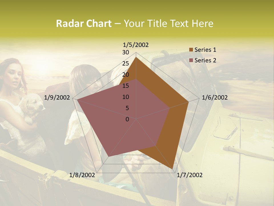 Girl Cheerful Lifestyles PowerPoint Template