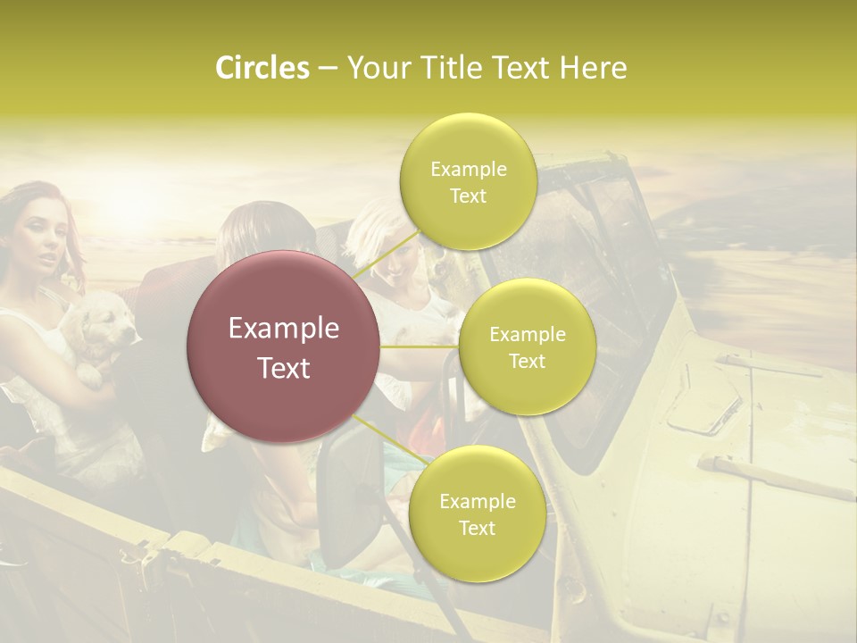 Girl Cheerful Lifestyles PowerPoint Template