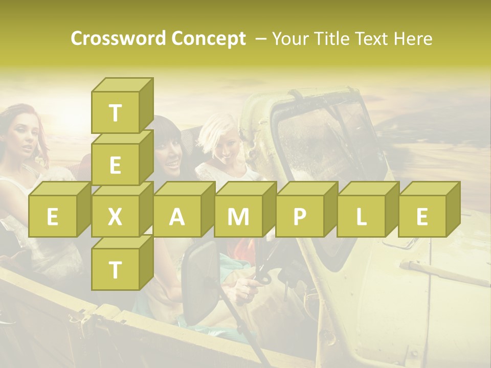 Girl Cheerful Lifestyles PowerPoint Template