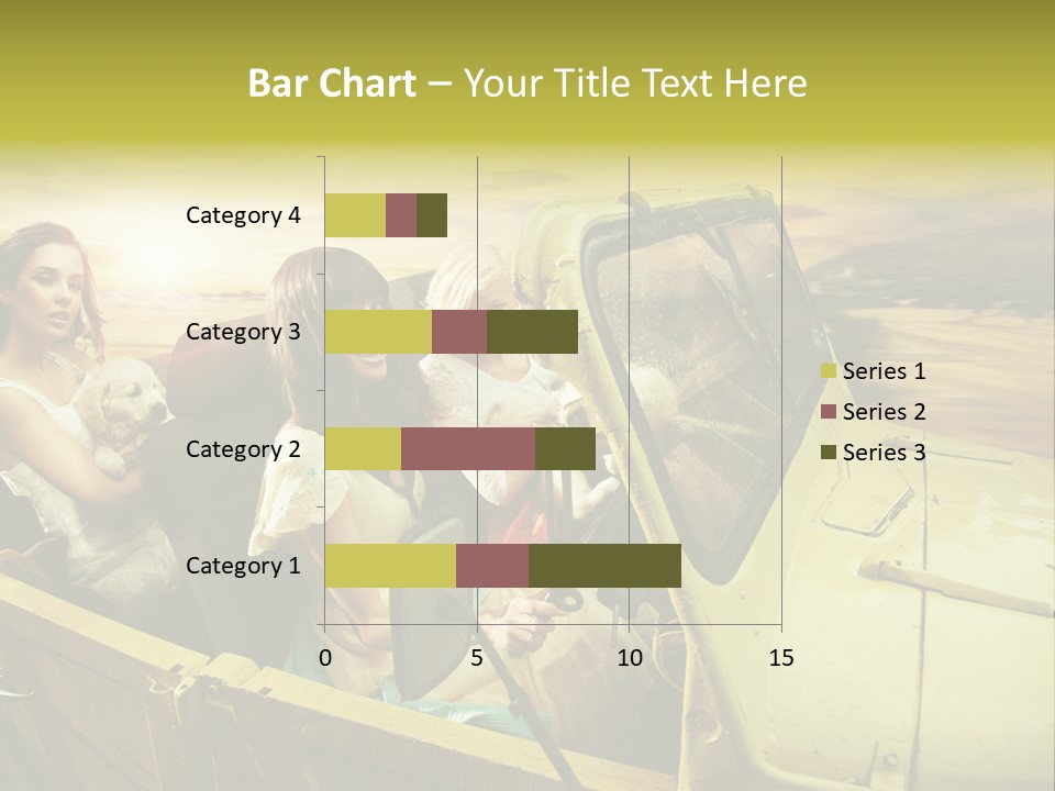 Girl Cheerful Lifestyles PowerPoint Template