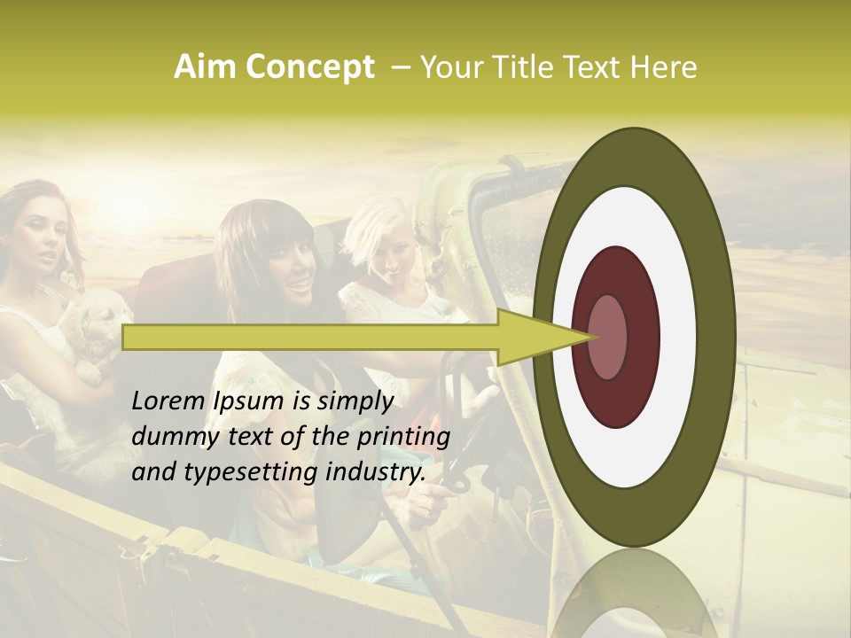 Girl Cheerful Lifestyles PowerPoint Template