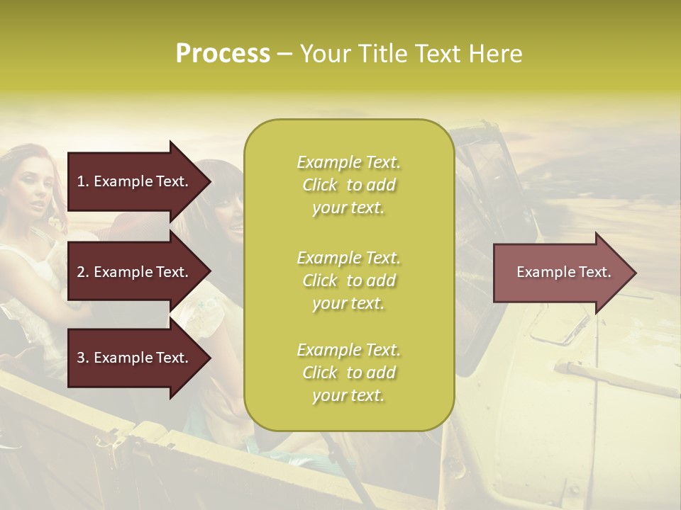 Girl Cheerful Lifestyles PowerPoint Template