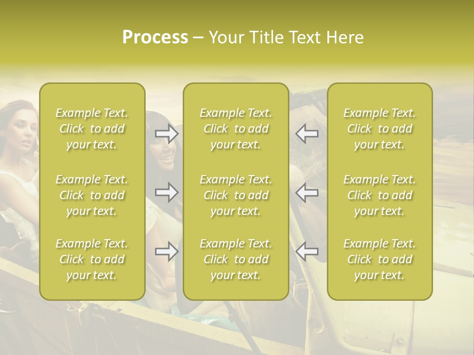 Girl Cheerful Lifestyles PowerPoint Template