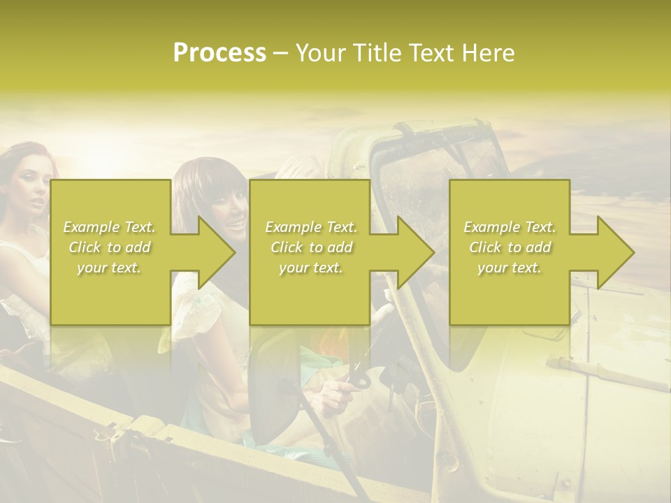 Girl Cheerful Lifestyles PowerPoint Template