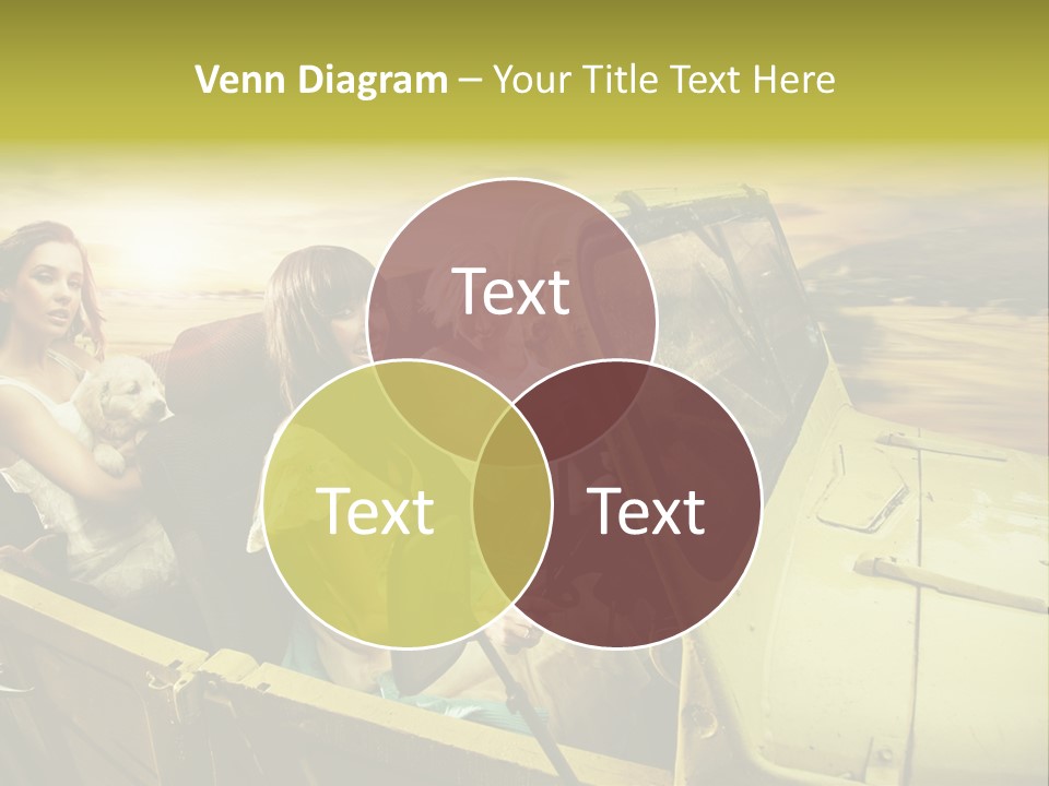 Girl Cheerful Lifestyles PowerPoint Template