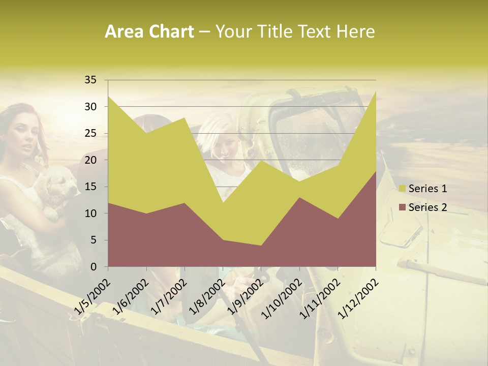 Girl Cheerful Lifestyles PowerPoint Template