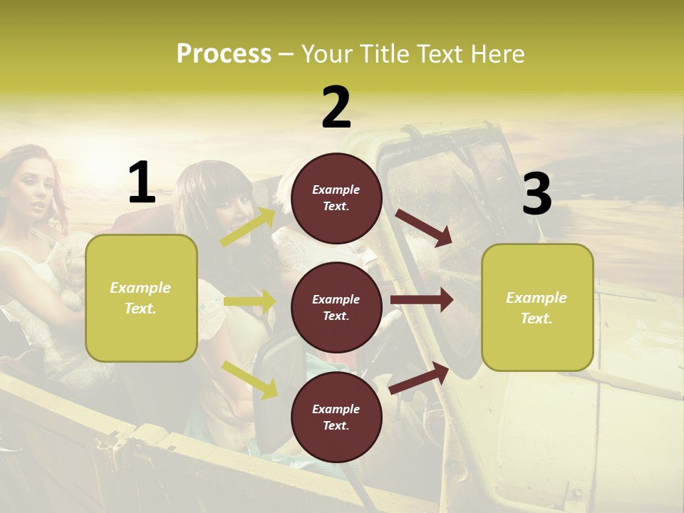 Girl Cheerful Lifestyles PowerPoint Template