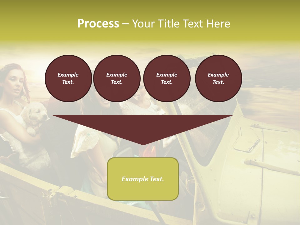 Girl Cheerful Lifestyles PowerPoint Template