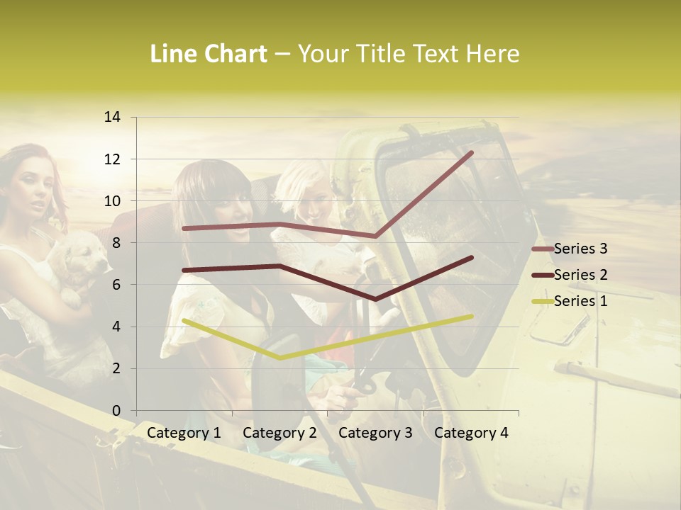 Girl Cheerful Lifestyles PowerPoint Template