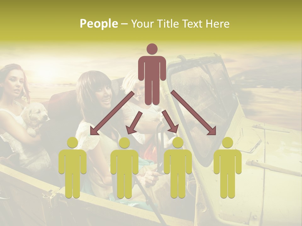 Girl Cheerful Lifestyles PowerPoint Template