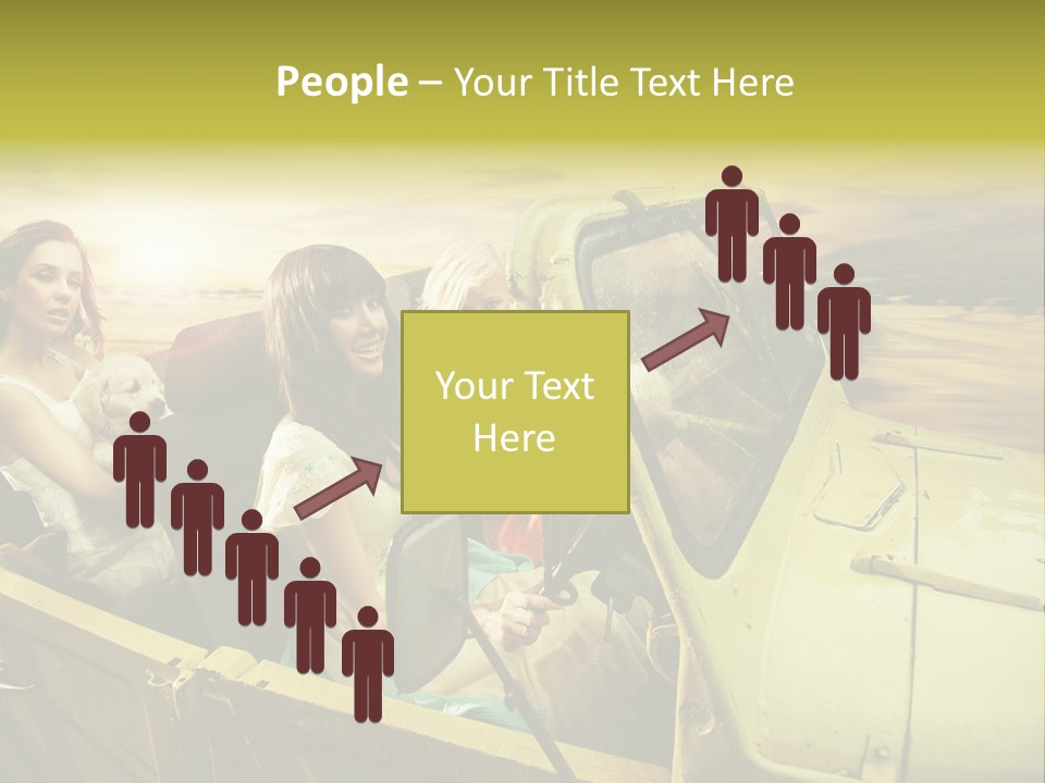 Girl Cheerful Lifestyles PowerPoint Template