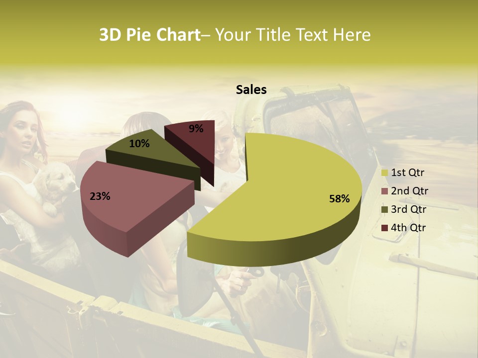Girl Cheerful Lifestyles PowerPoint Template