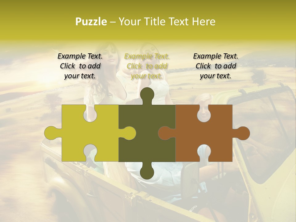 Dog Young Happy PowerPoint Template