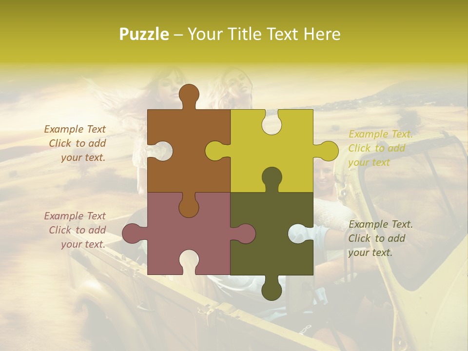 Dog Young Happy PowerPoint Template