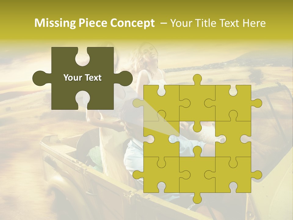 Dog Young Happy PowerPoint Template