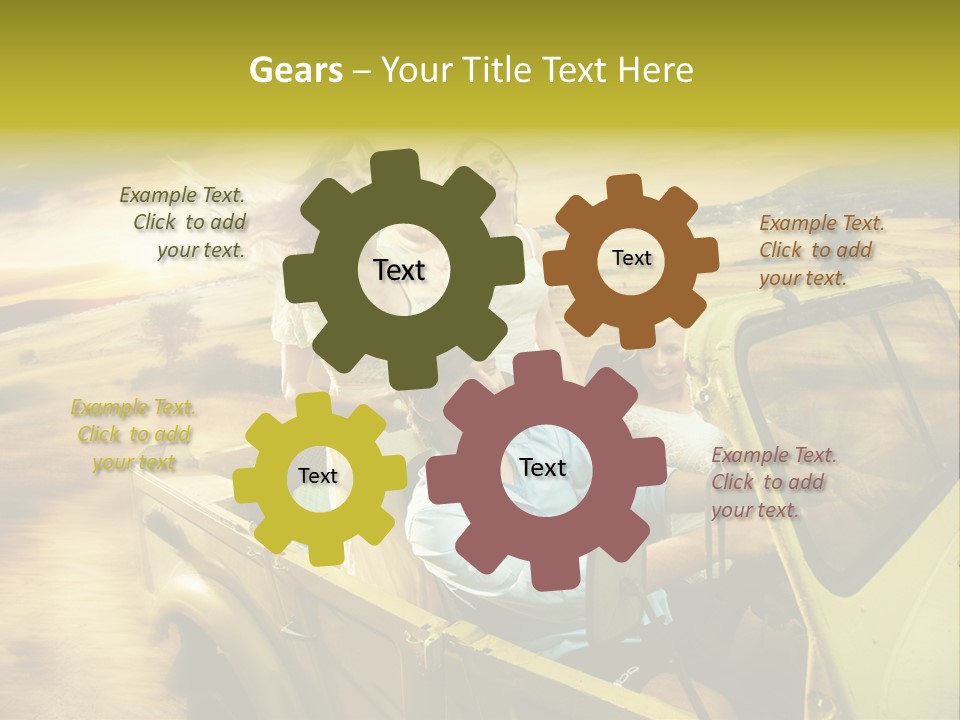 Dog Young Happy PowerPoint Template