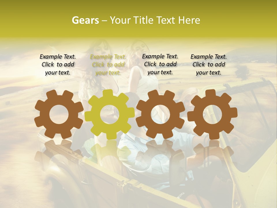 Dog Young Happy PowerPoint Template