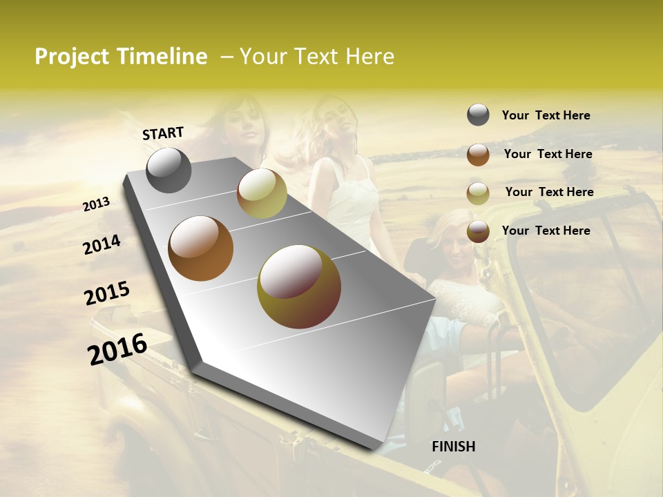 Dog Young Happy PowerPoint Template