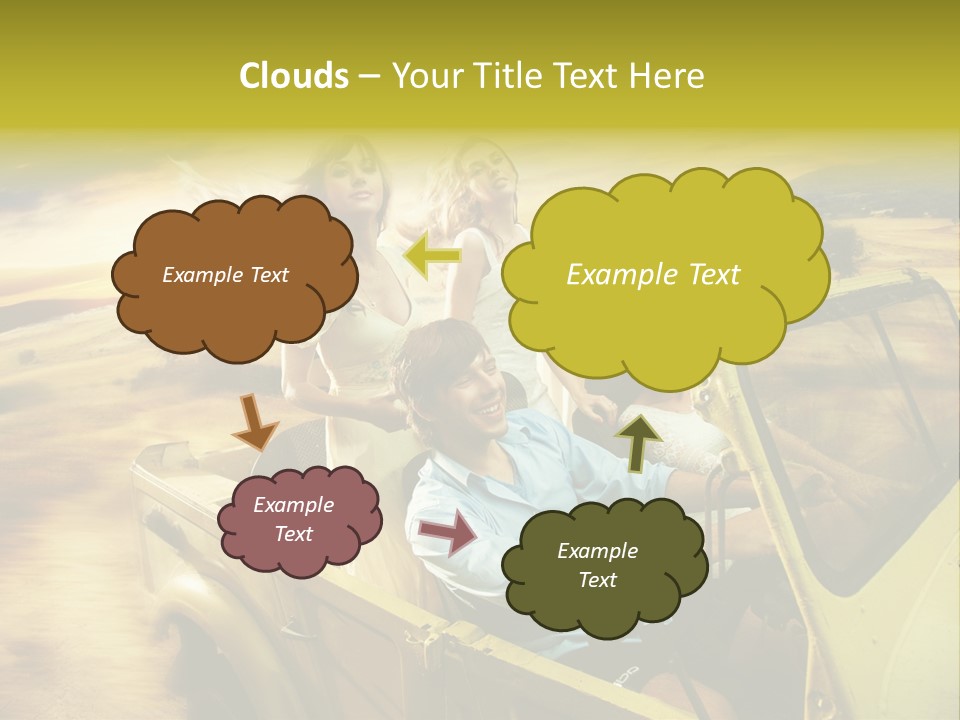 Dog Young Happy PowerPoint Template