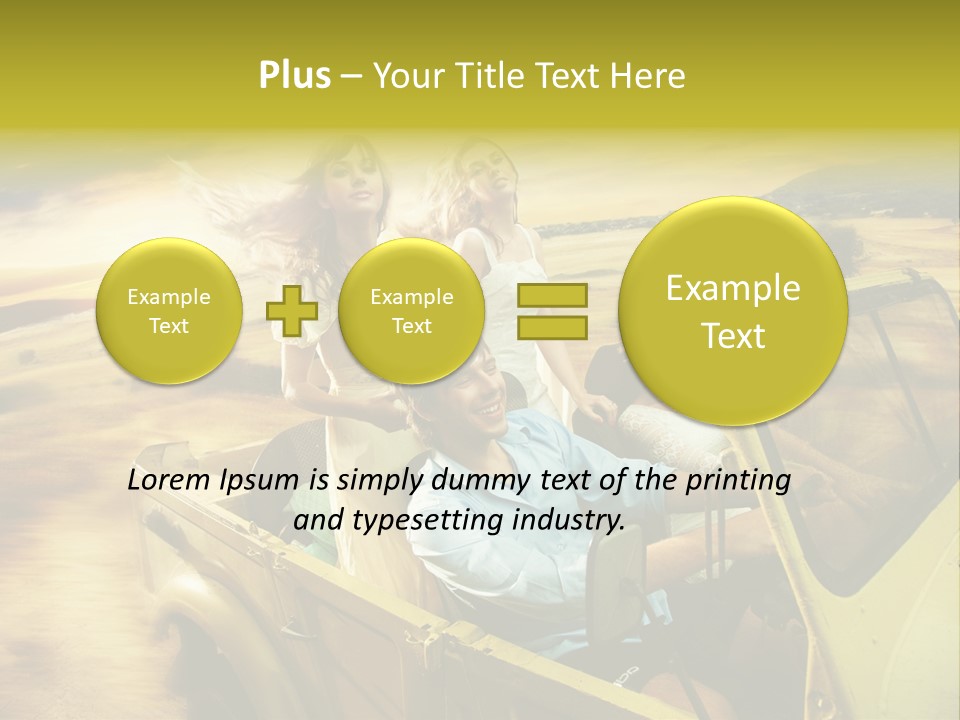 Dog Young Happy PowerPoint Template