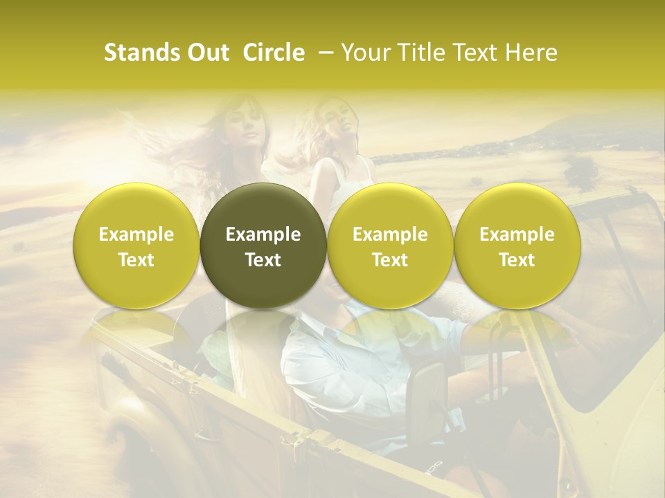 Dog Young Happy PowerPoint Template