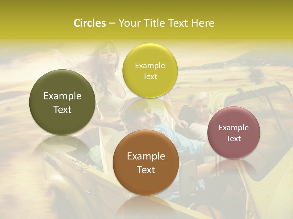 Dog Young Happy PowerPoint Template