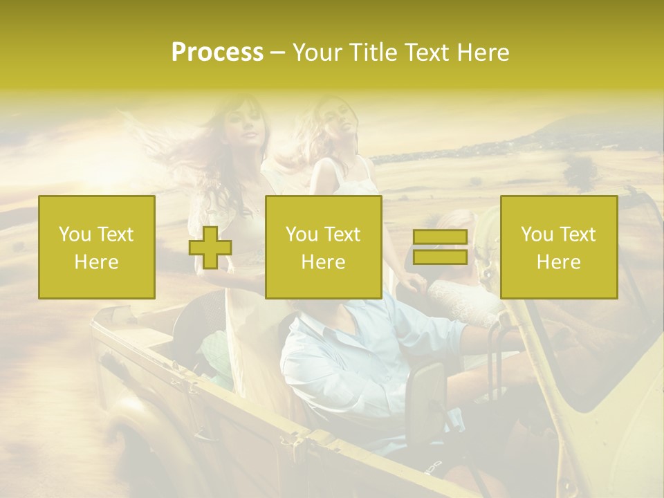 Dog Young Happy PowerPoint Template