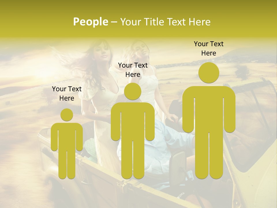 Dog Young Happy PowerPoint Template