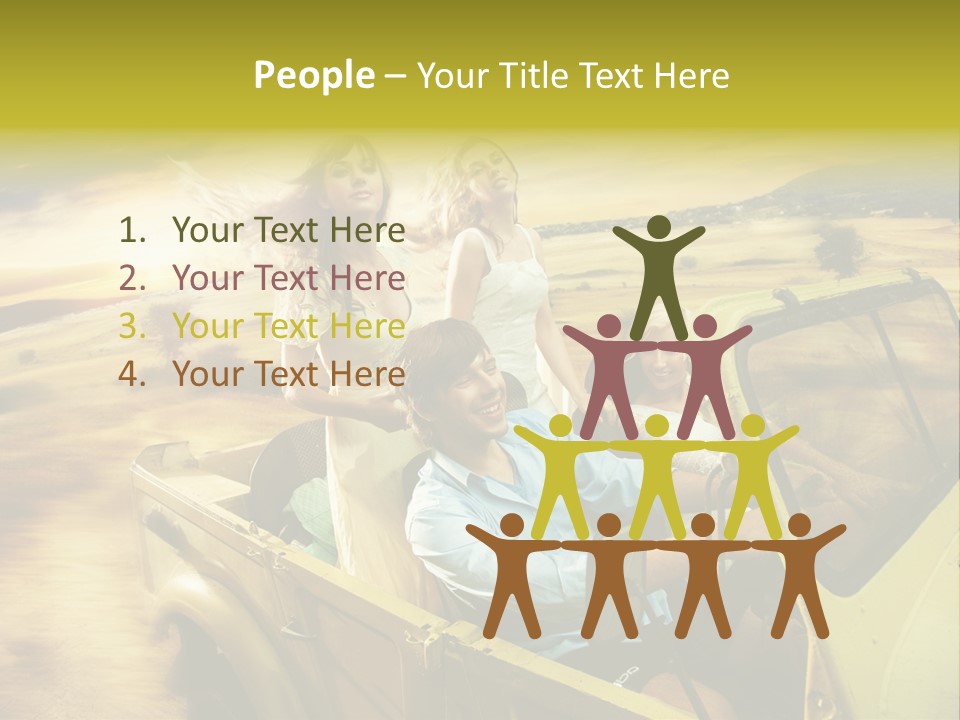 Dog Young Happy PowerPoint Template