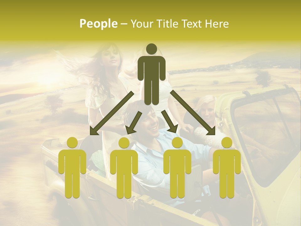 Dog Young Happy PowerPoint Template