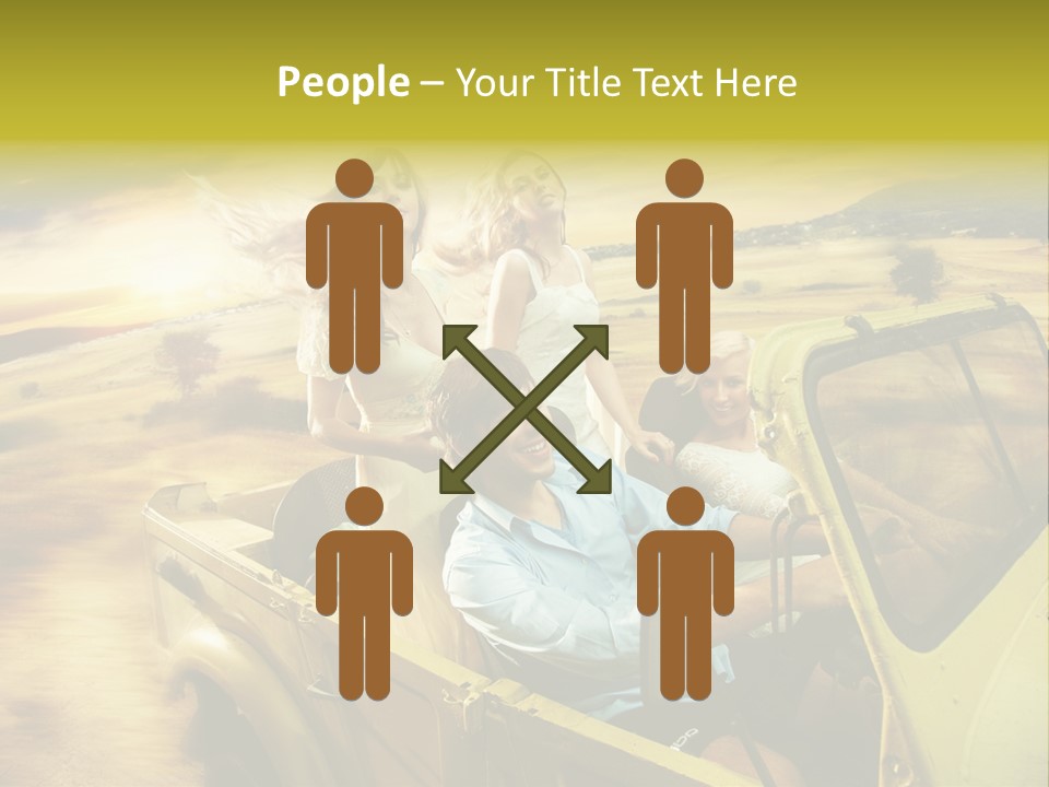 Dog Young Happy PowerPoint Template