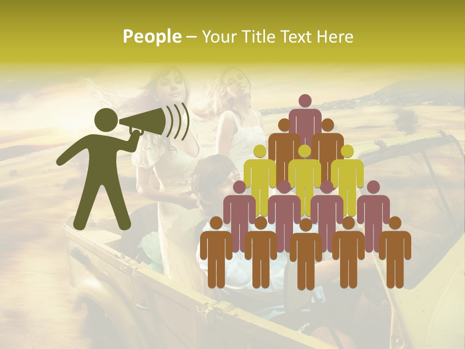 Dog Young Happy PowerPoint Template