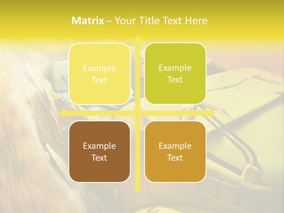 Convertible Old Man PowerPoint Template