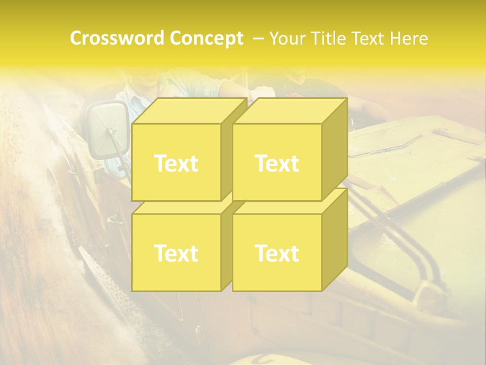 Convertible Old Man PowerPoint Template