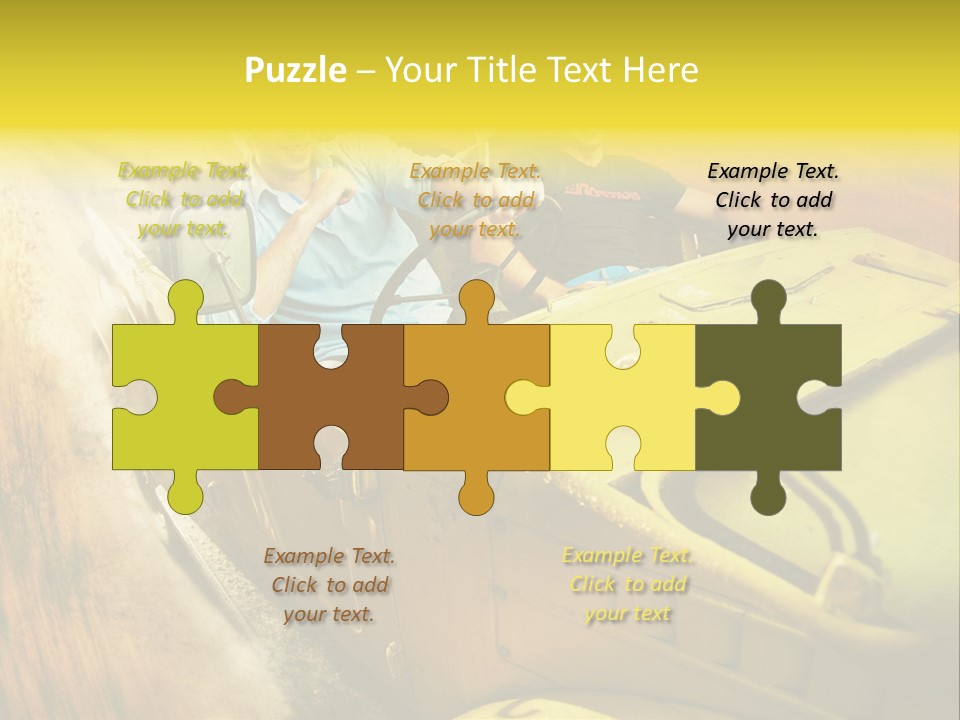 Convertible Old Man PowerPoint Template