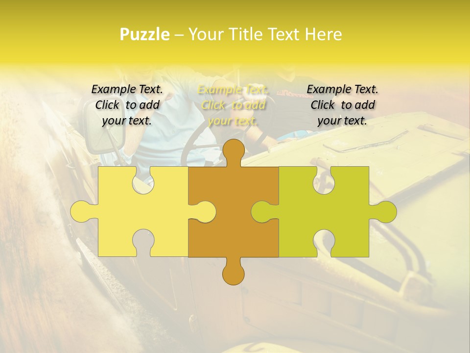 Convertible Old Man PowerPoint Template