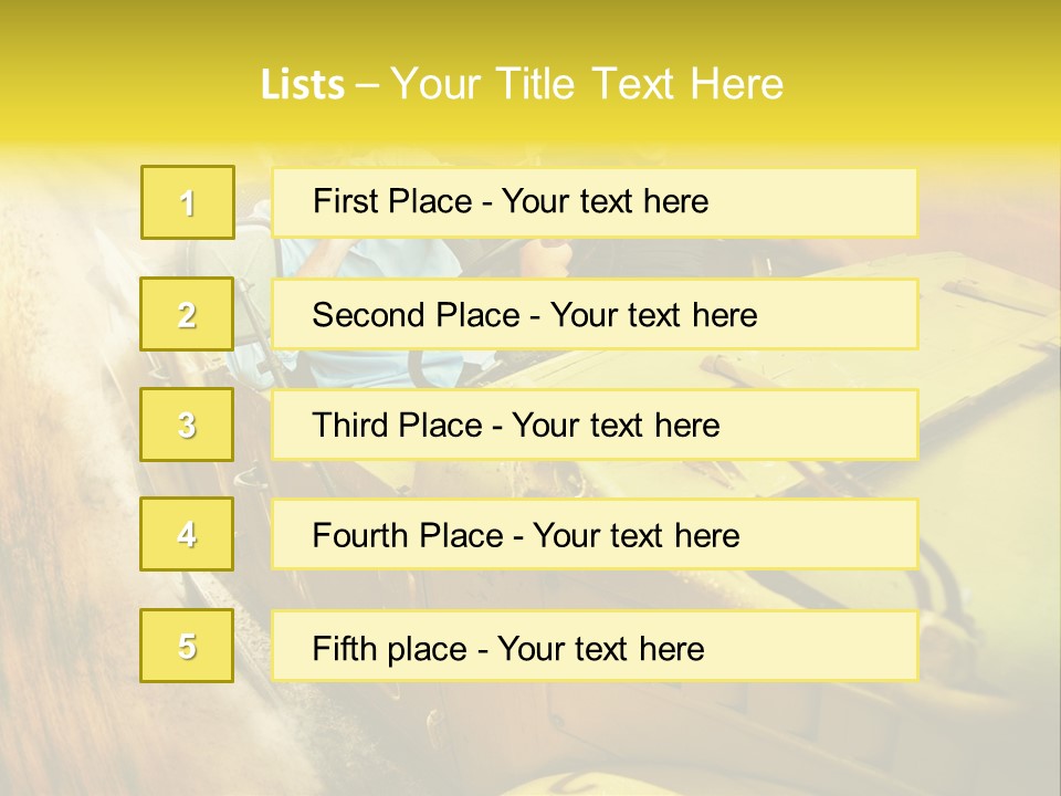 Convertible Old Man PowerPoint Template