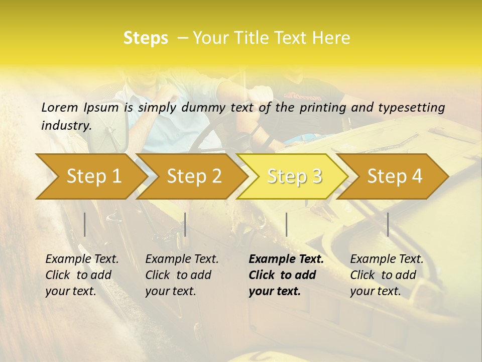 Convertible Old Man PowerPoint Template