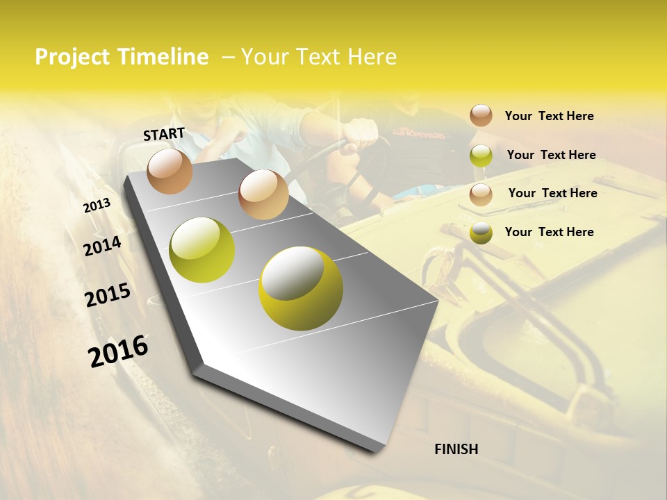 Convertible Old Man PowerPoint Template