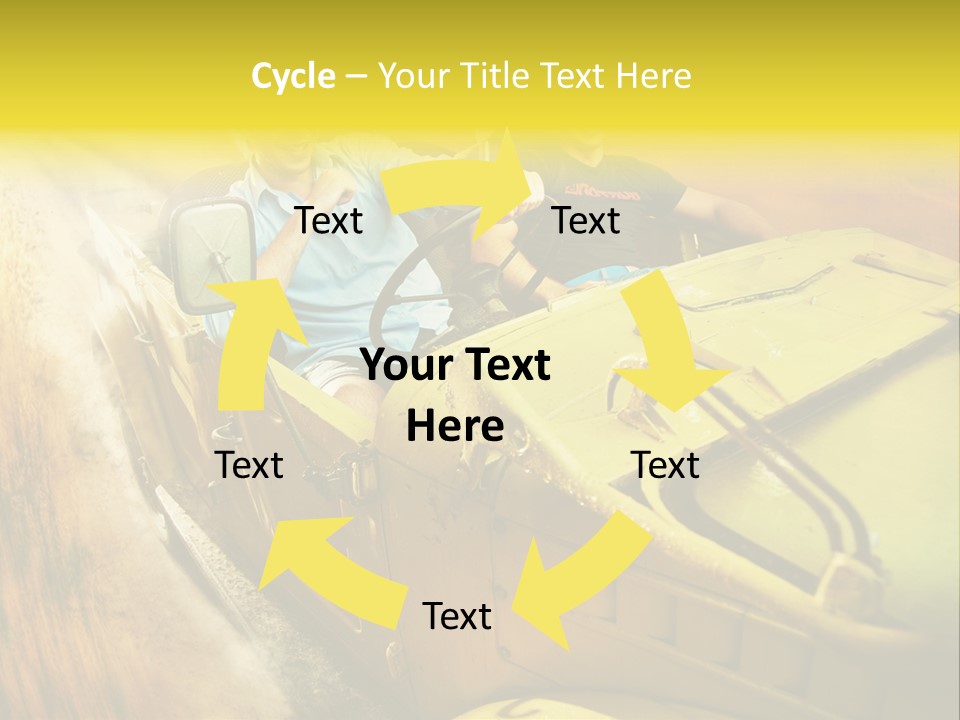 Convertible Old Man PowerPoint Template