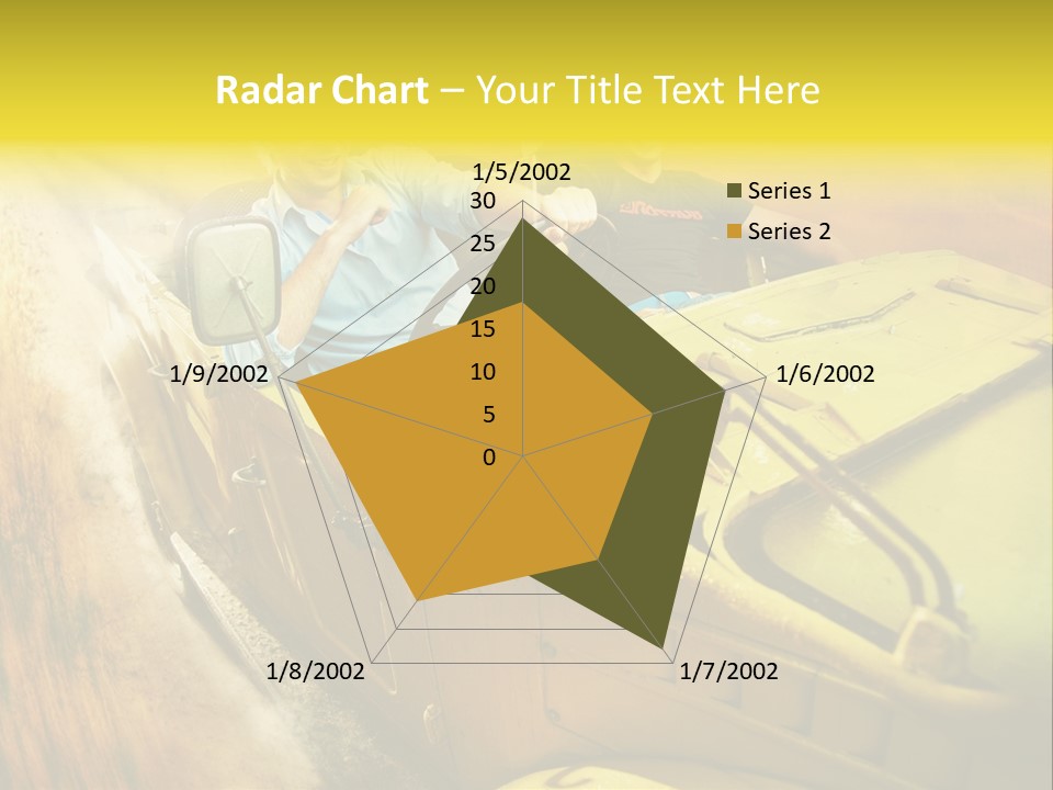 Convertible Old Man PowerPoint Template