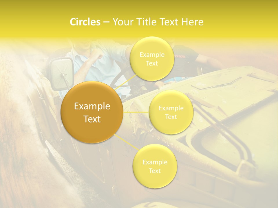 Convertible Old Man PowerPoint Template