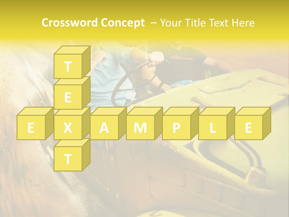 Convertible Old Man PowerPoint Template